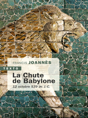 cover image of La chute de Babylone